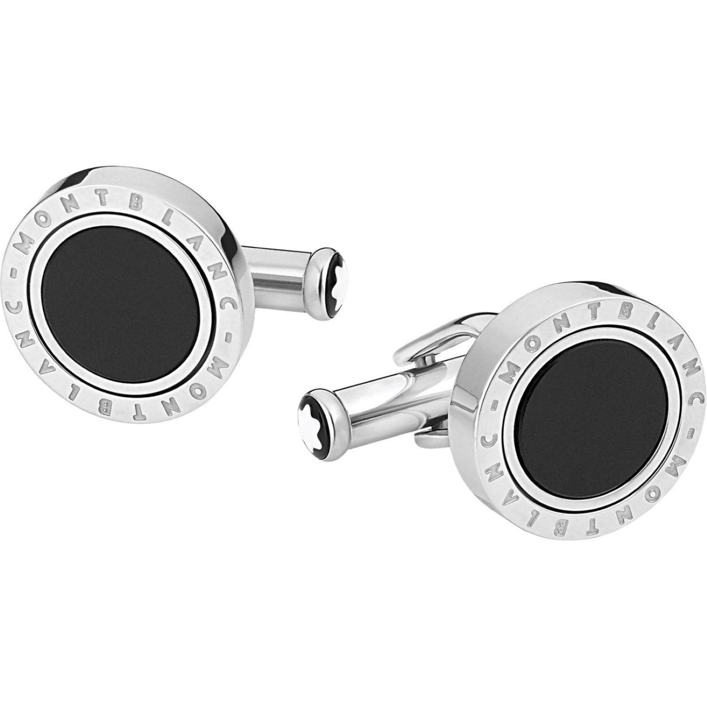 Montblanc boutons de manchette Meisterstuck acier 116664