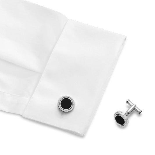 Montblanc boutons de manchette Meisterstuck acier 116664