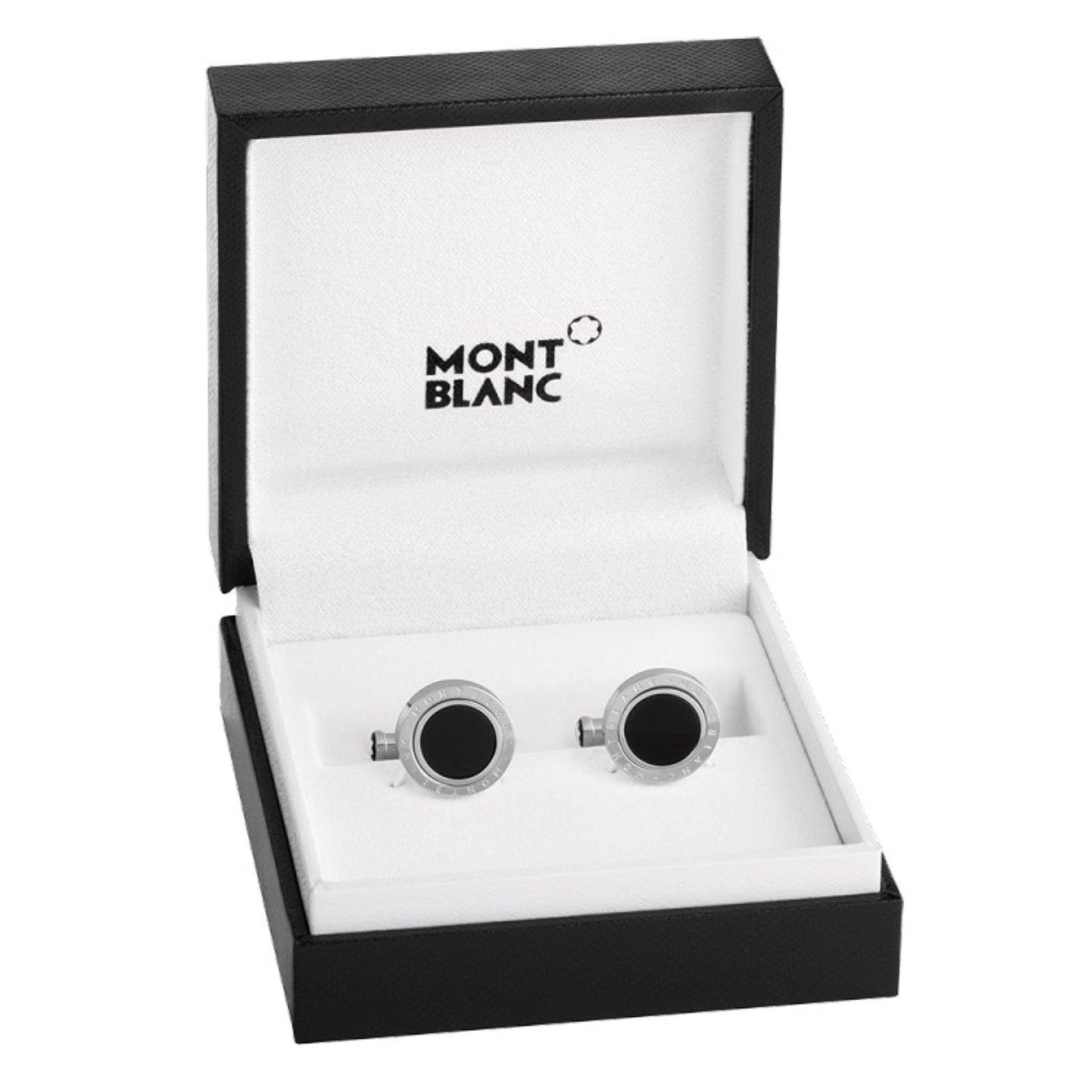 Montblanc boutons de manchette Meisterstuck acier 116664