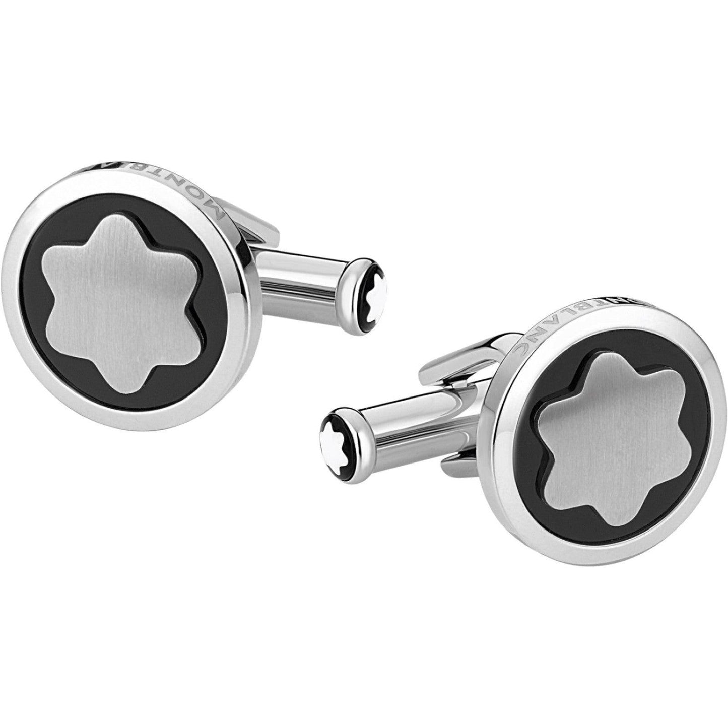 Montblanc boutons de manchette Star acier 116661