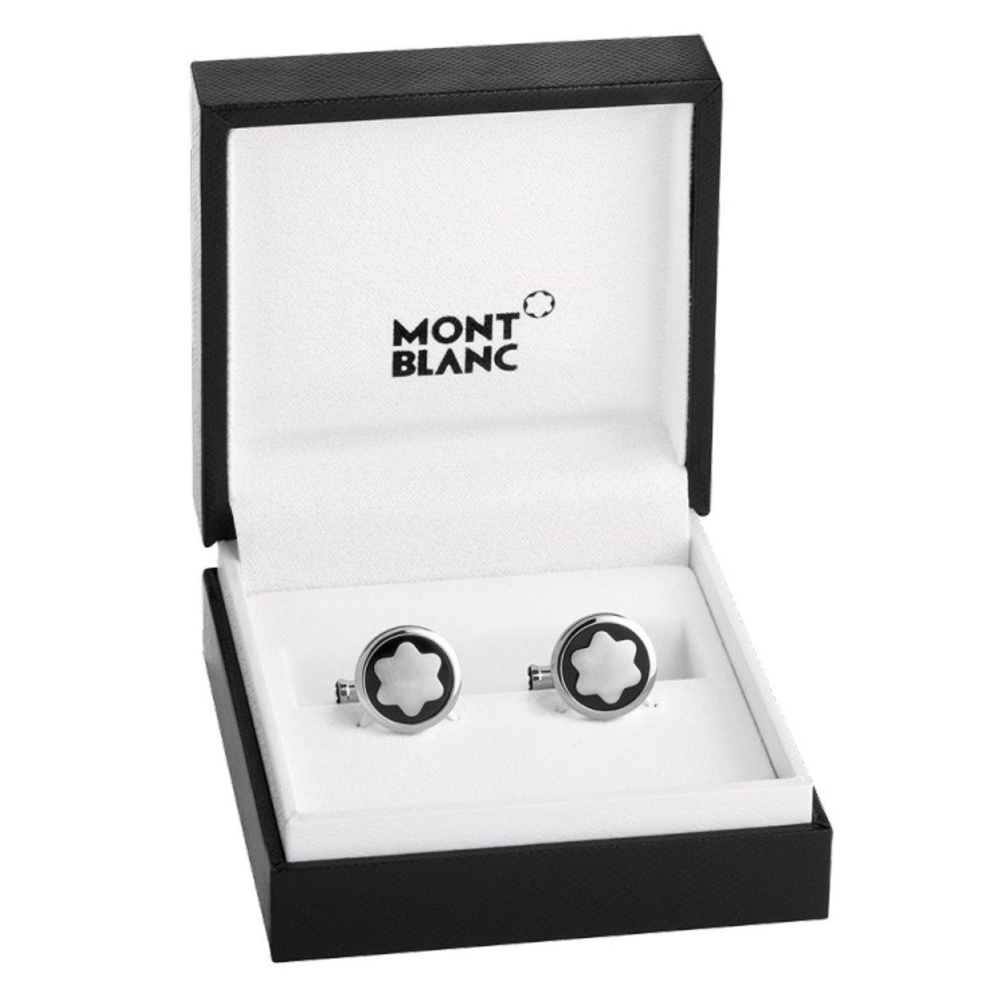Montblanc boutons de manchette Star acier 116661