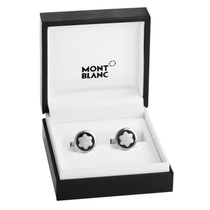Montblanc boutons de manchette Star acier 116661