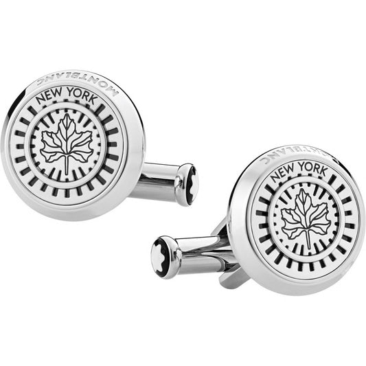 Boutons de manchette Montblanc Urban Spirit acier 124057