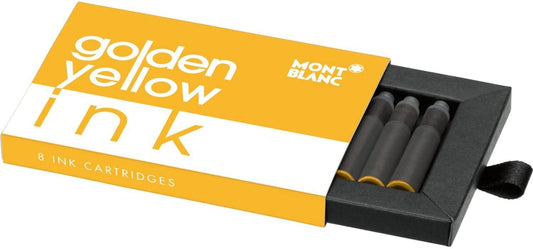 Encre Montblanc en cartouches 8 pièces Golden Yellow jaune 112724