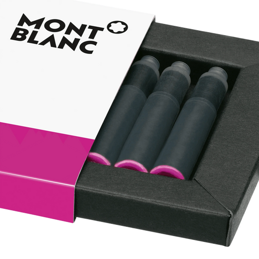 Cartouches d'encre Montblanc Pop Pink, lot de 8, rose shocking 128206