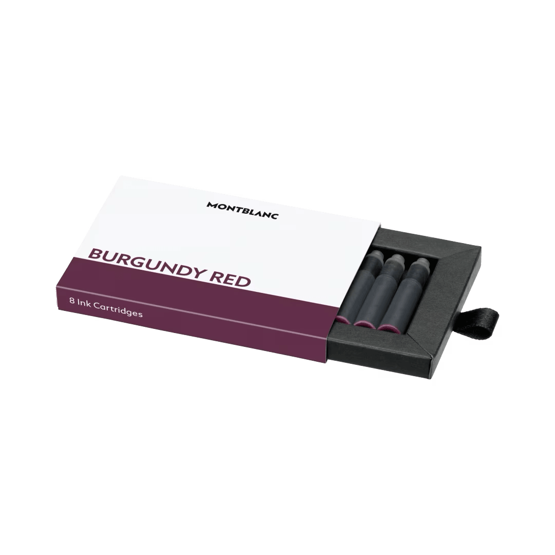 Montblanc encre en cartouches Burgundy Red bordeaux 8 pièces 105199