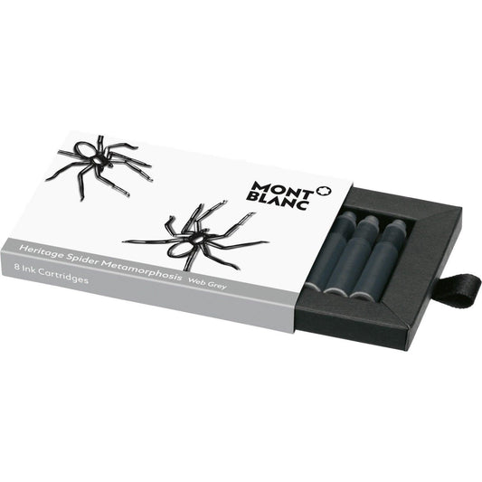 Cartouches d'encre Montblanc Heritage Spider (gris) 8 pièces 118207
