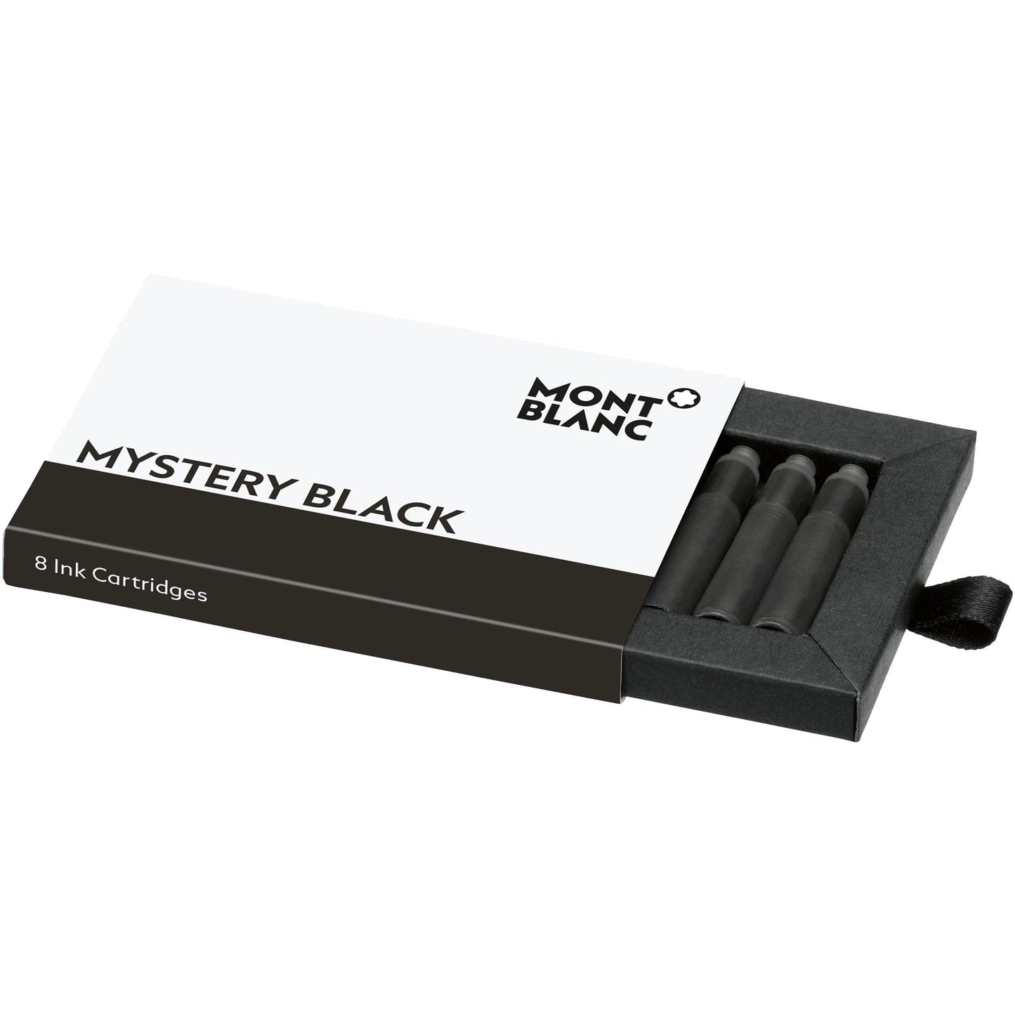 Montblanc encre en cartouches Mystery Black (noir) paquet de 8 pièces 128197