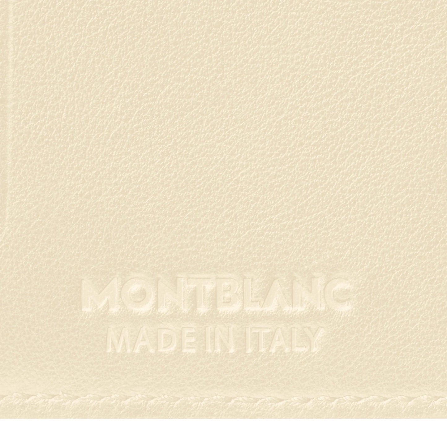 Mini portefeuille Montblanc 4 compartiments Meisterstück 4810 ivoire 130941