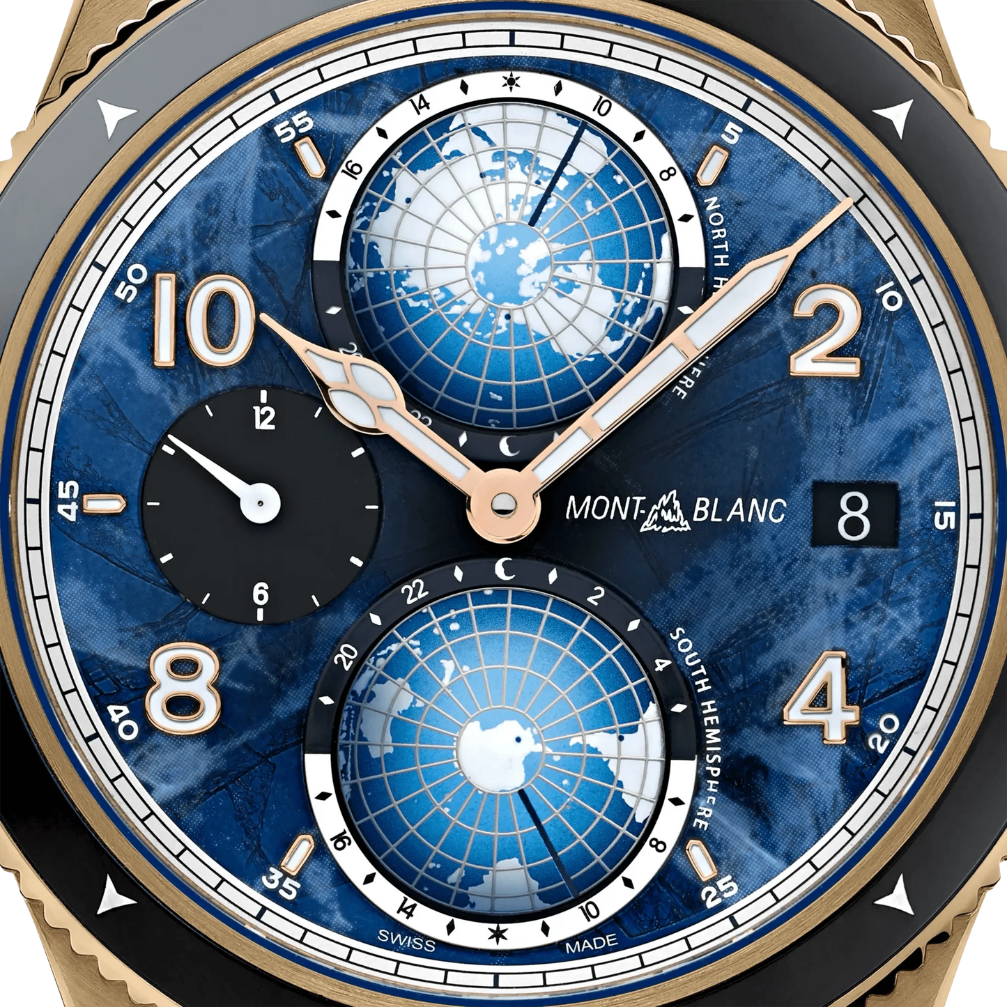 Montblanc montre 1858 Geosphere 0 Oxygen Édition Limitée 1786 pièces 129415