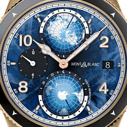 Montblanc montre 1858 Geosphere 0 Oxygen Édition Limitée 1786 pièces 129415