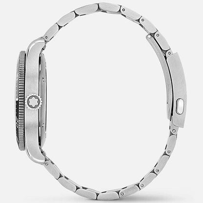 Montblanc montre 1858 Iced Sea Automatique Date 41 mm gris automatique acier 130793