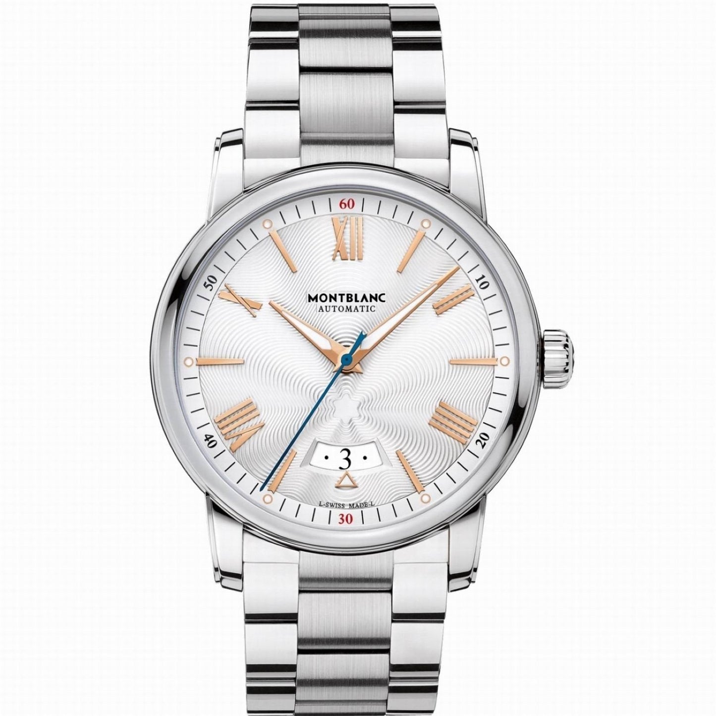 Montre Montblanc 4810 Date 42mm argent automatique acier 114852