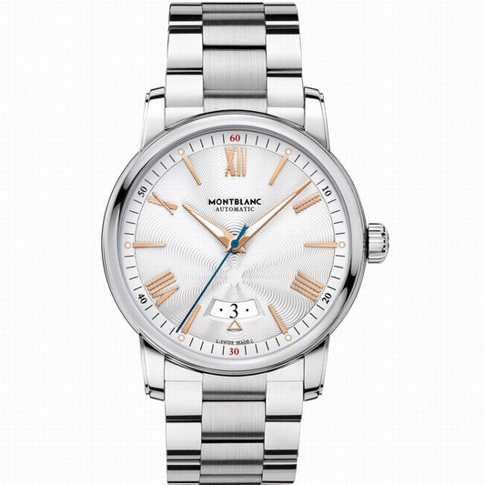 Montre Montblanc 4810 Date 42mm argent automatique acier 114852