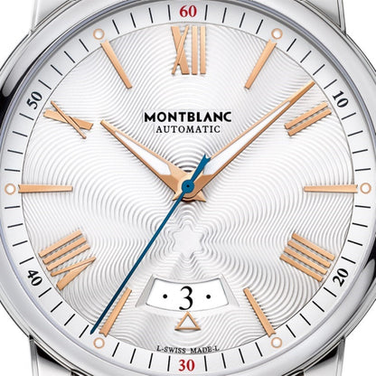 Montre Montblanc 4810 Date 42mm argent automatique acier 114852