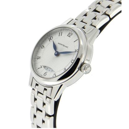 Montblanc montre Bohème Date Lady 27mm argent quartz acier 111207