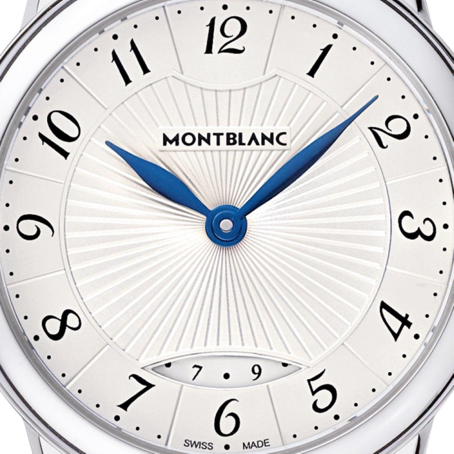 Montblanc montre Bohème Date Lady 27mm argent quartz acier 111207