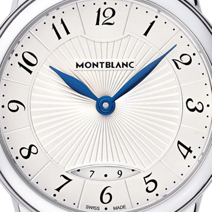 Montblanc montre Bohème Date Lady 27mm argent quartz acier 111207