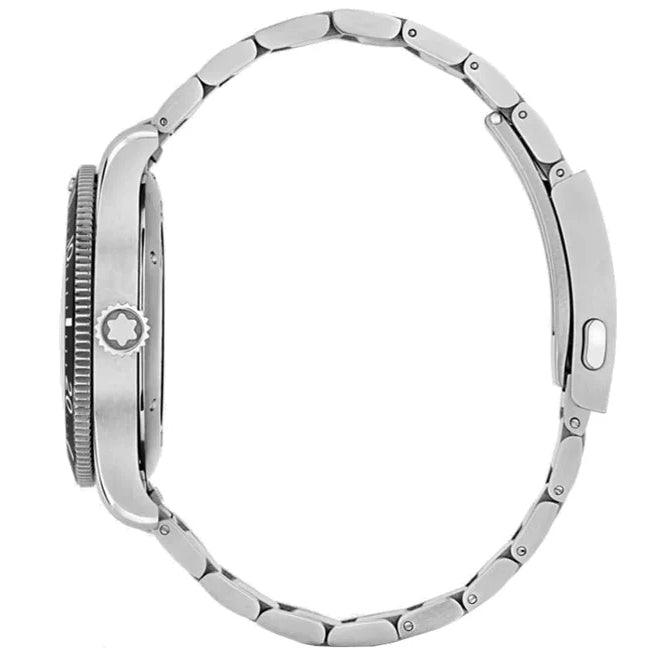 Montblanc montre Iced Sea Date 41mm bordeaux automatique acier 132291