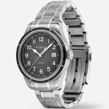 Montblanc orologio Montblanc 1858 Automatic Date 0 Oxygen The 8000  41mm grigio automatico acciaio 130984
