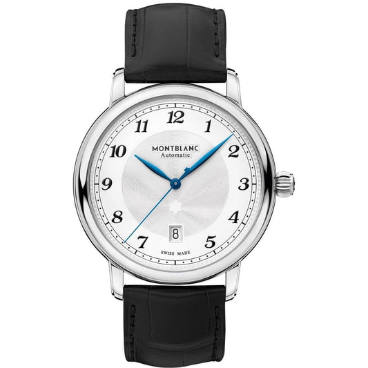 Montblanc montre Star Legacy Date 42mm argent automatique acier 116511