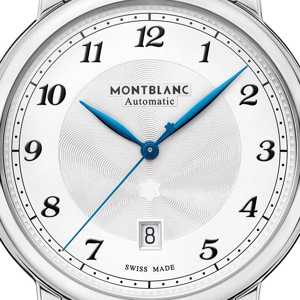 Montblanc montre Star Legacy Date 42mm argent automatique acier 116511