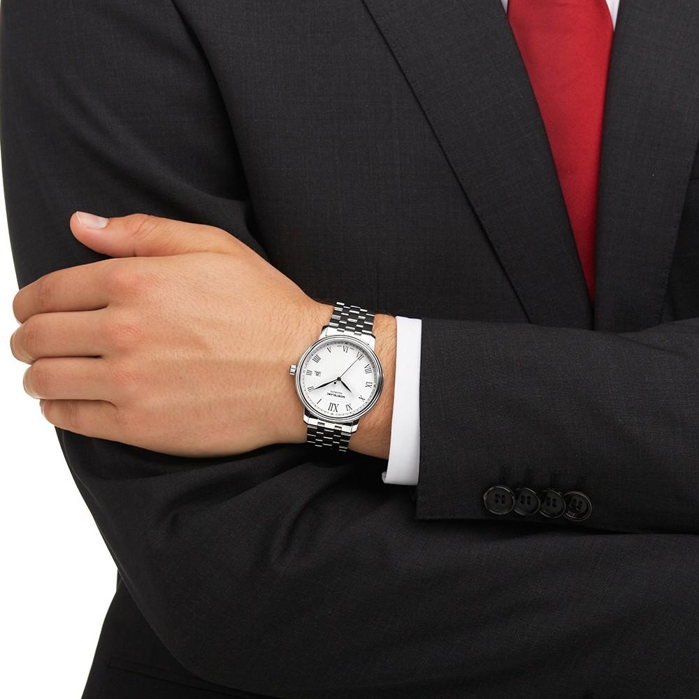 Montre Montblanc Tradition Date Automatique 40 mm Acier 112610