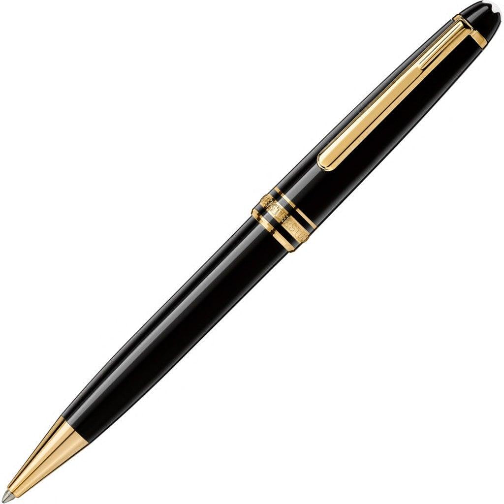 Montblanc stylo à bille Meisterstück plaqué or Classique 10883 nouvelle référence 132453