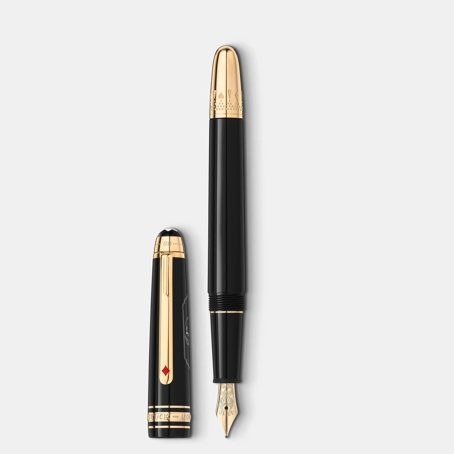 Stylo plume Montblanc Classique Meisterstück Le tour du monde en 80 jours, pointe F