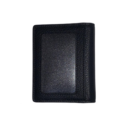 Porte-cartes de visite Montblanc Meisterstück Soft Grain avec pochette transparente Noir/Jaune 127329
