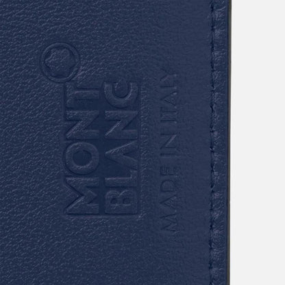 Montblanc porte-cartes 8 compartiments avec fermeture éclair Meisterstück bleu 131698