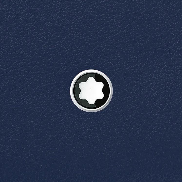 Montblanc porte-cartes 8 compartiments avec fermeture éclair Meisterstück bleu 131698