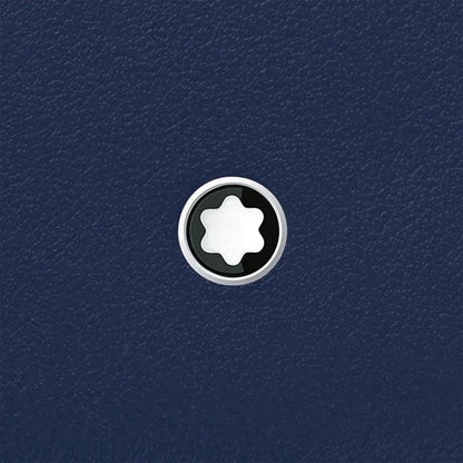 Montblanc porte-cartes 8 compartiments avec fermeture éclair Meisterstück bleu 131698