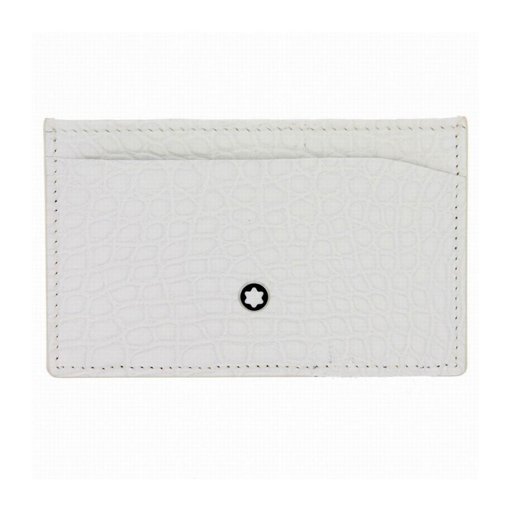 Montblanc porte-cartes 2cc Meisterstuck blanc 113722