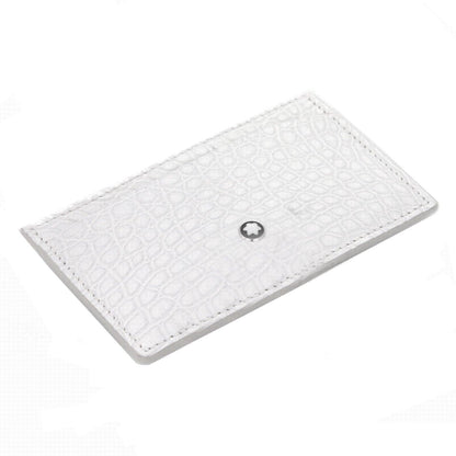 Montblanc porte-cartes 2cc Meisterstuck blanc 113722