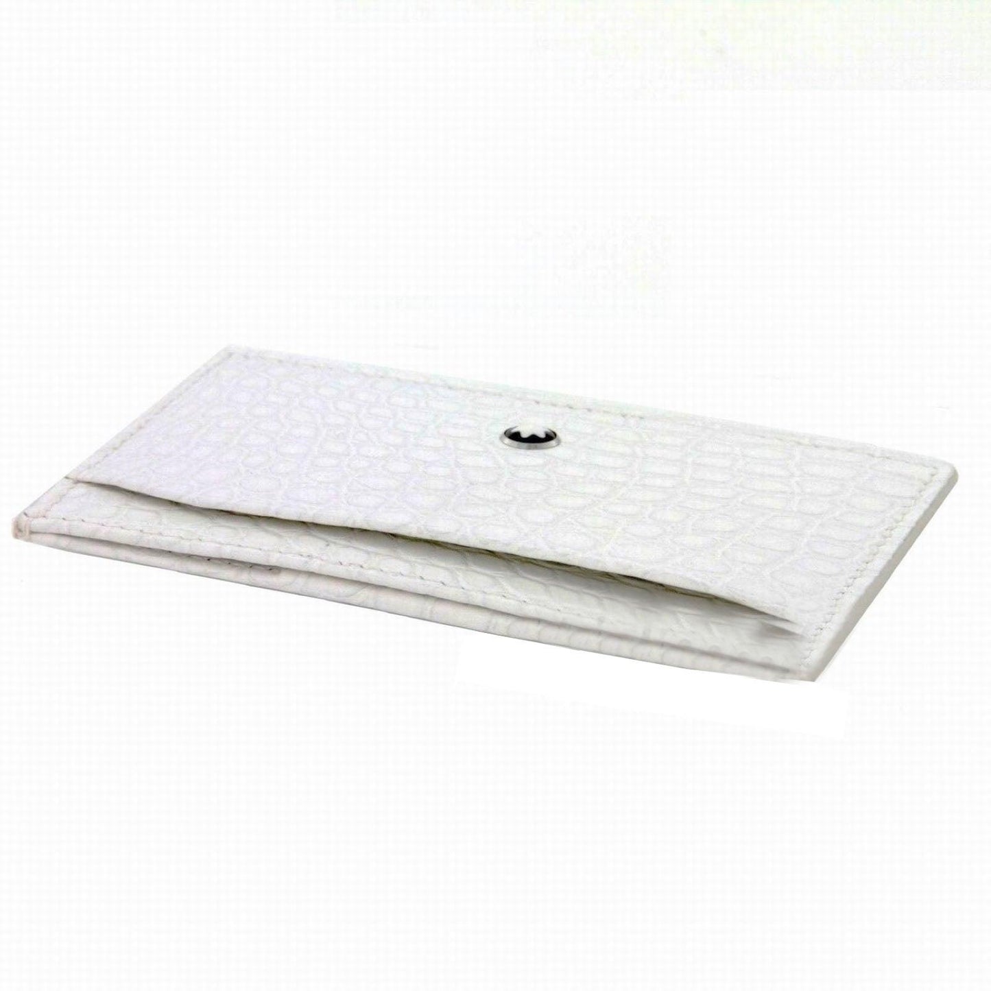 Montblanc porte-cartes 2cc Meisterstuck blanc 113722