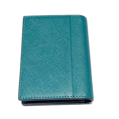Porte-cartes de crédit Montblanc Sartorial 4CC Bleu fougère 131726