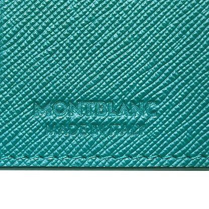 Porte-cartes de crédit Montblanc Sartorial 4CC Bleu fougère 131726