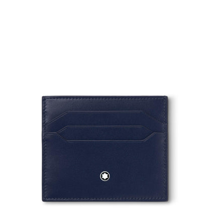 Montblanc porte-cartes Meisterstück 6cc bleu encre 131694