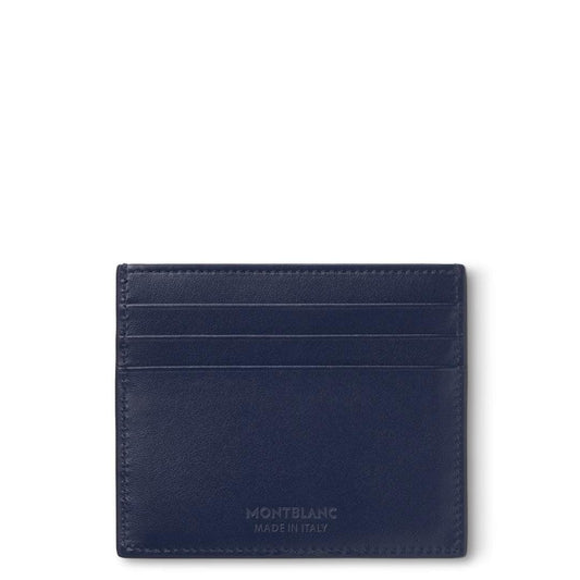 Montblanc porte-cartes Meisterstück 6cc bleu encre 131694