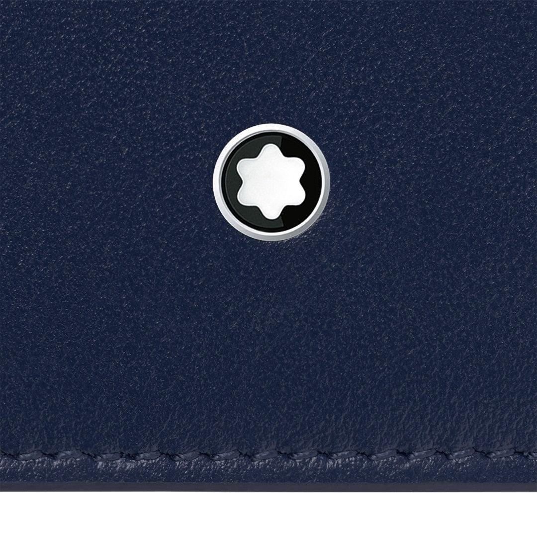 Montblanc porte-cartes Meisterstück 6cc bleu encre 131694