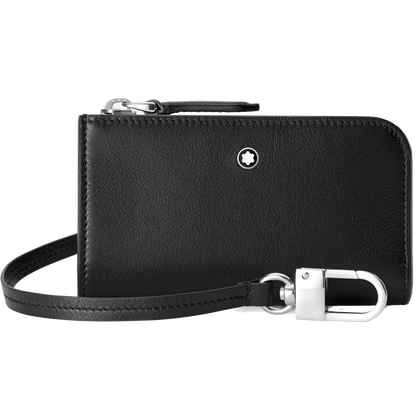 Montblanc porte-clés 2 ouvertures Meisterstück Selection Soft noir 129700