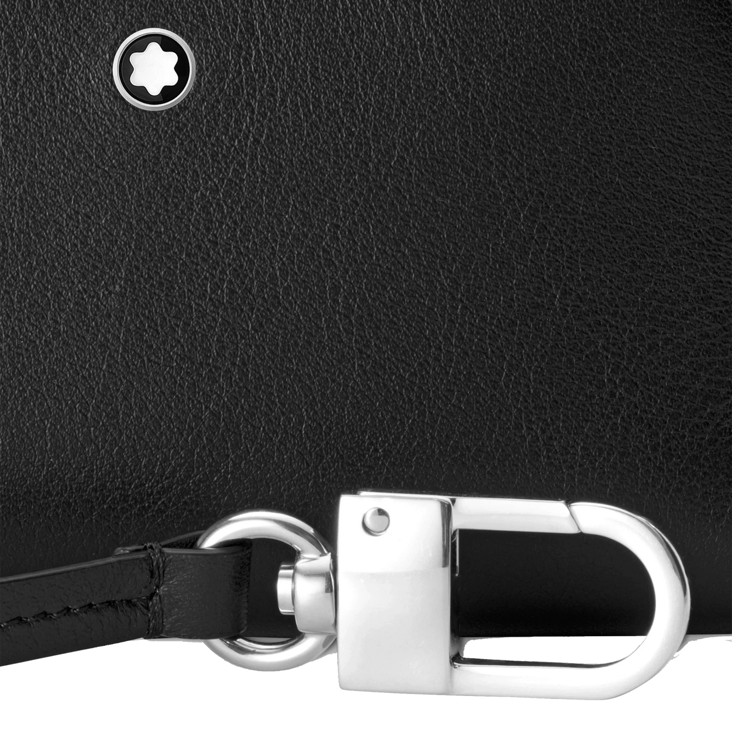 Montblanc porte-clés 2 ouvertures Meisterstück Selection Soft noir 129700