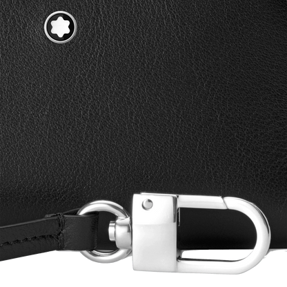 Montblanc porte-clés 2 ouvertures Meisterstück Selection Soft noir 129700