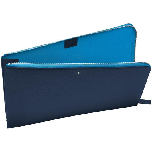 Montblanc porte-documents Meisterstück Soft Grain My Office bleu cobalt 124116