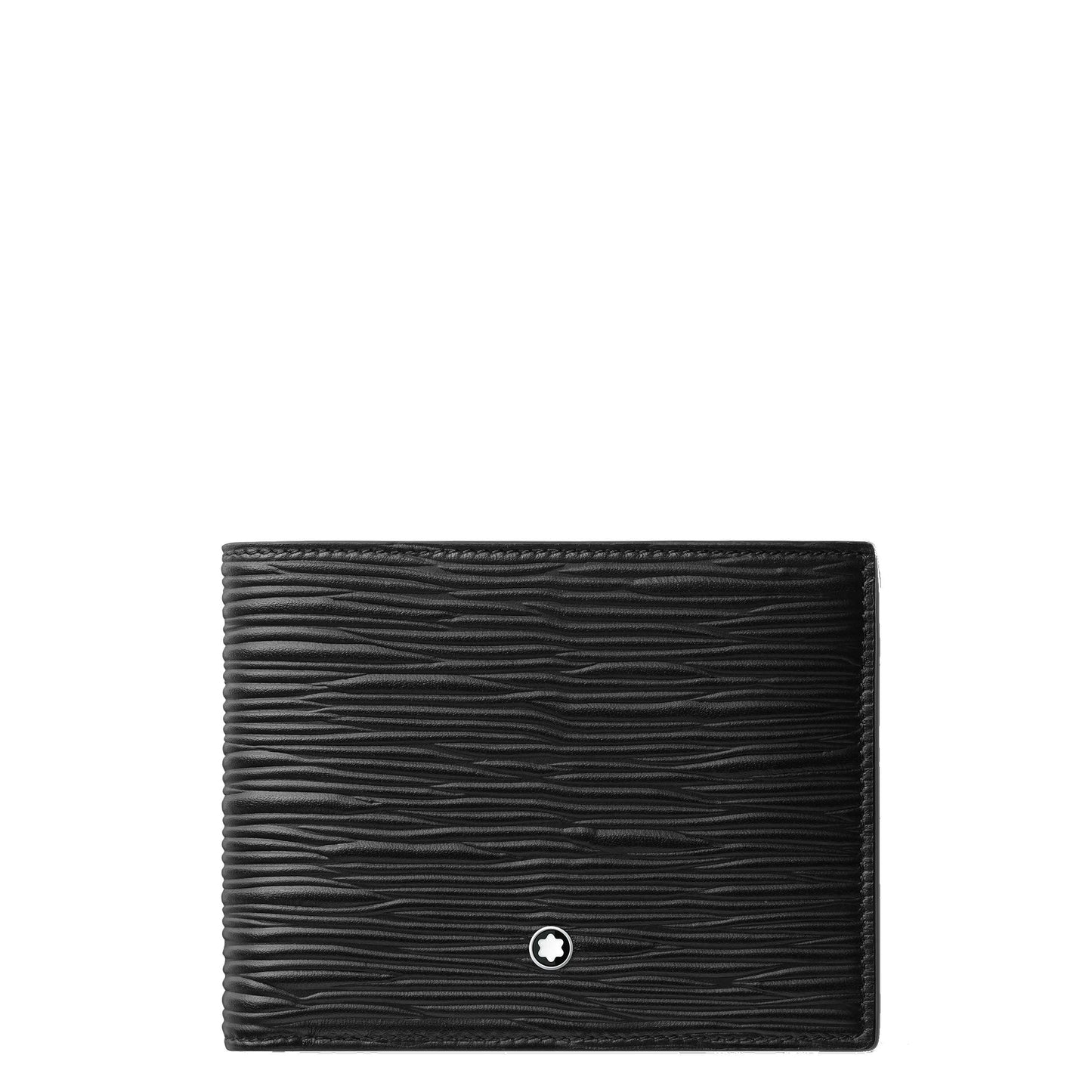 Portefeuille Montblanc Meisterstück 4810, 6 compartiments avec 2 poches transparentes, noir, réf. 130926