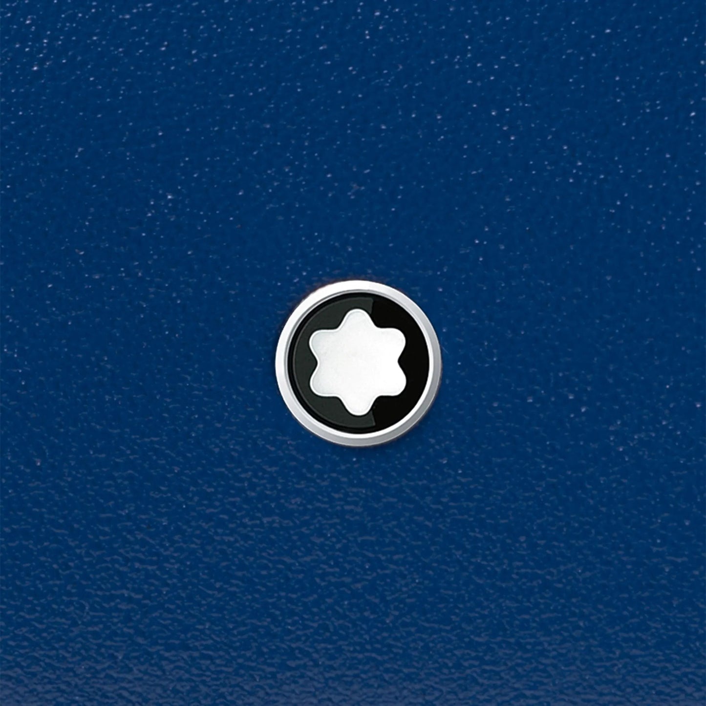 Montblanc portefeuille compact 6 compartiments Meisterstück noir/bleu 129678