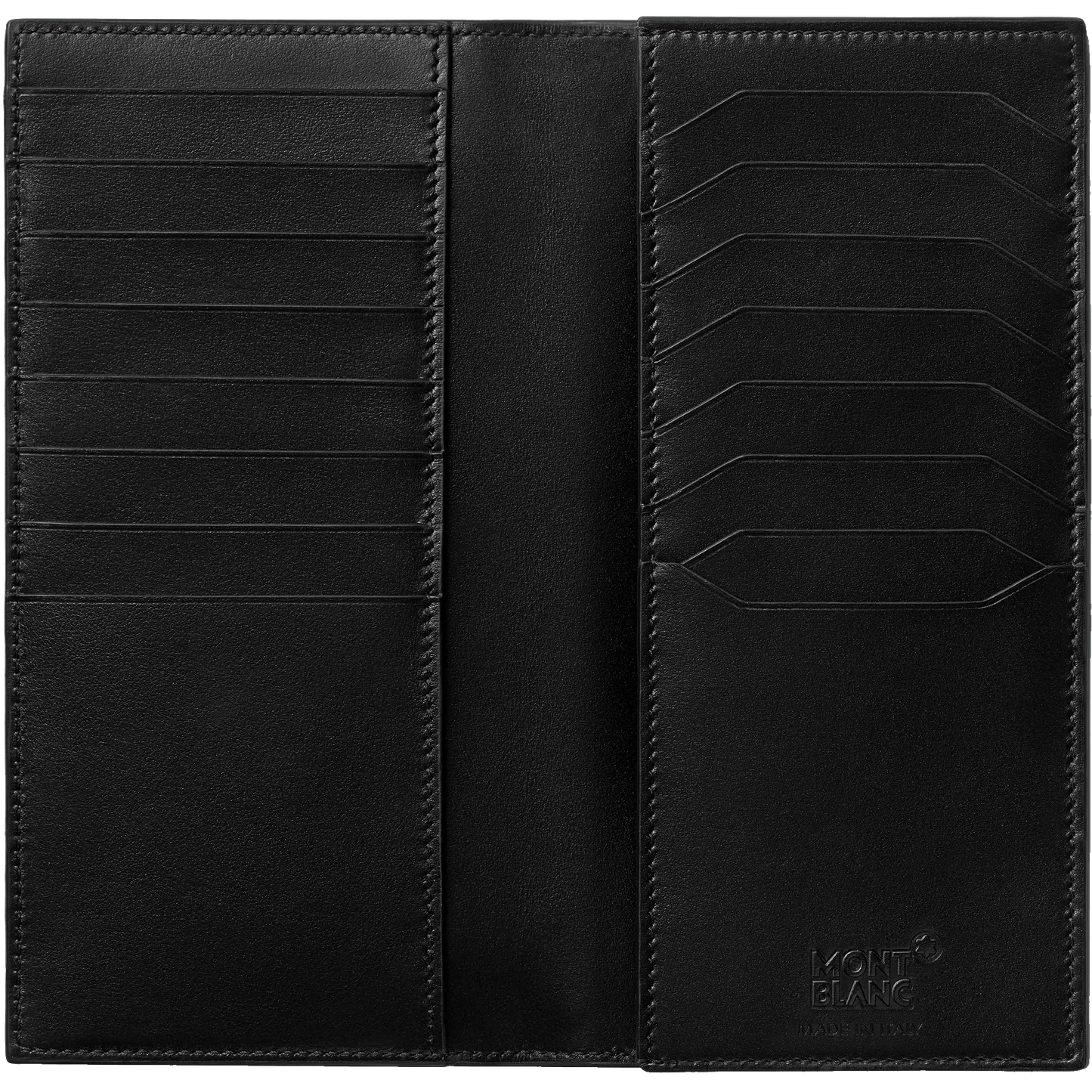 Montblanc portefeuille long 15 compartiments Meisterstück noir 129680