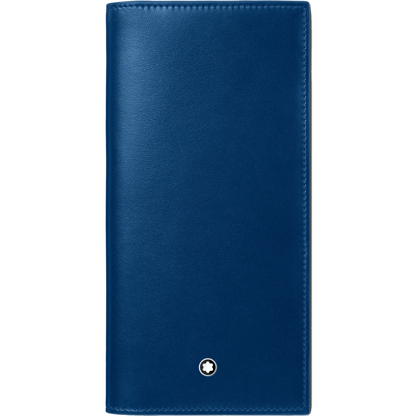 Montblanc portafoglio lungo 15 scomparti Meisterstück nero/blu 129681