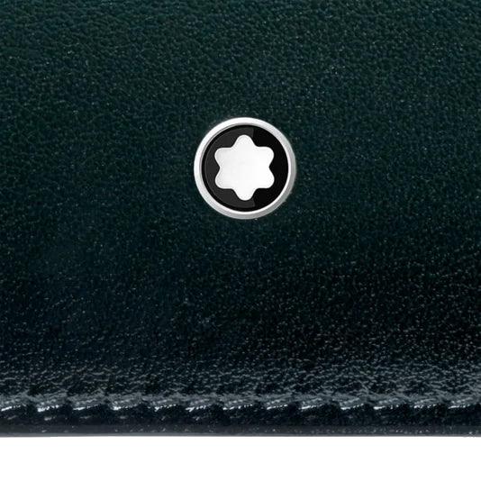 Montblanc portefeuille Meisterstück 6 compartiments Vert Britannique 198271